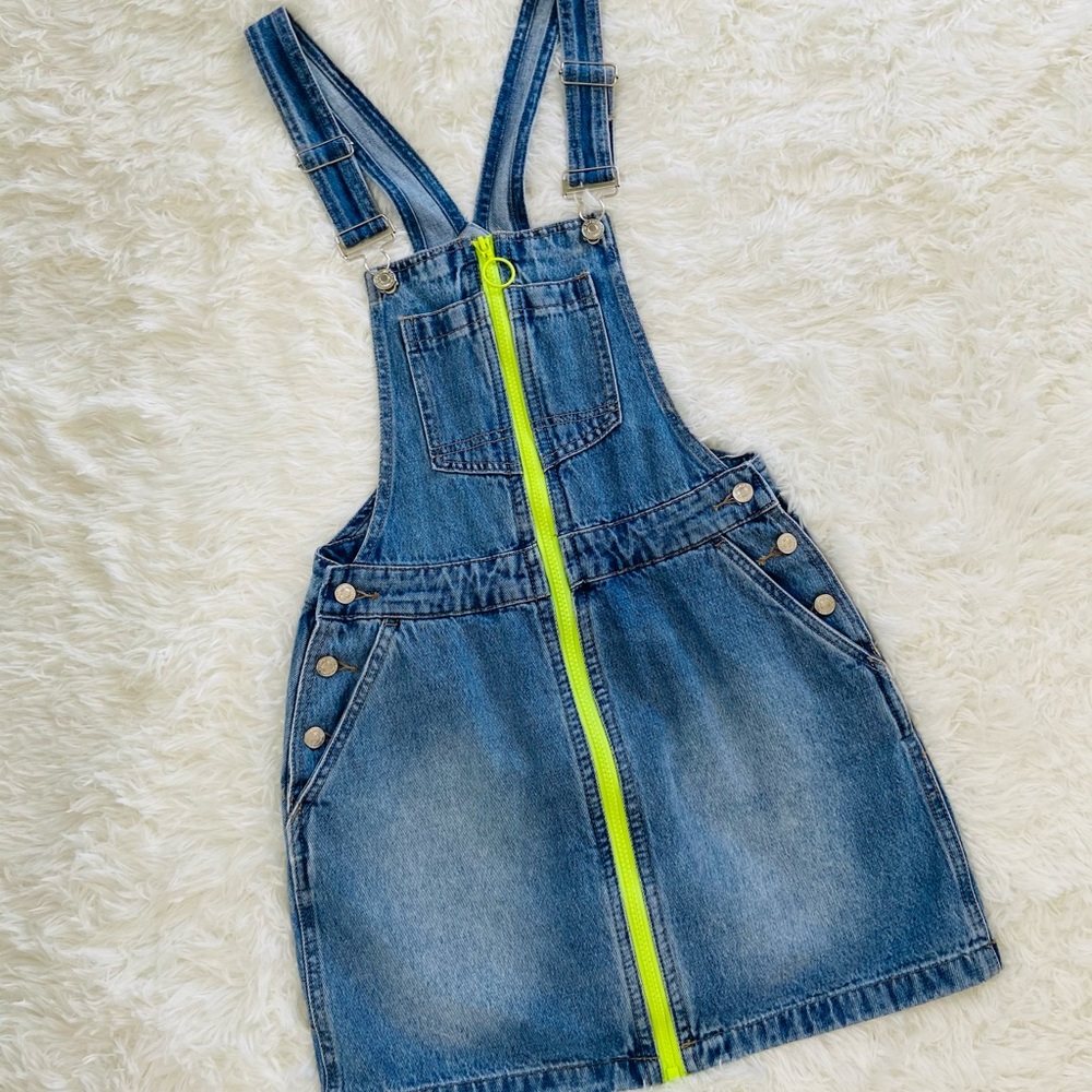 🤍NWOT! Forever 21 Denim Overall Skirt